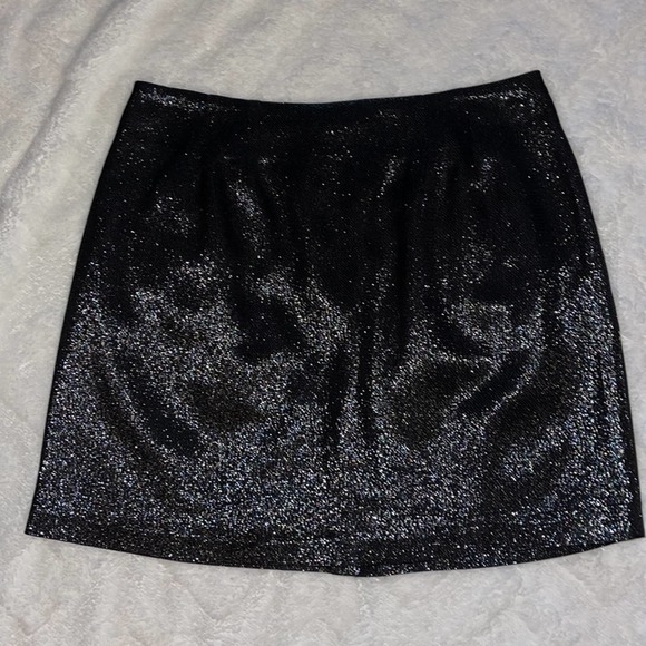 Vince. Black Glitter Accent  short Skirt size 6 - Picture 12 of 15